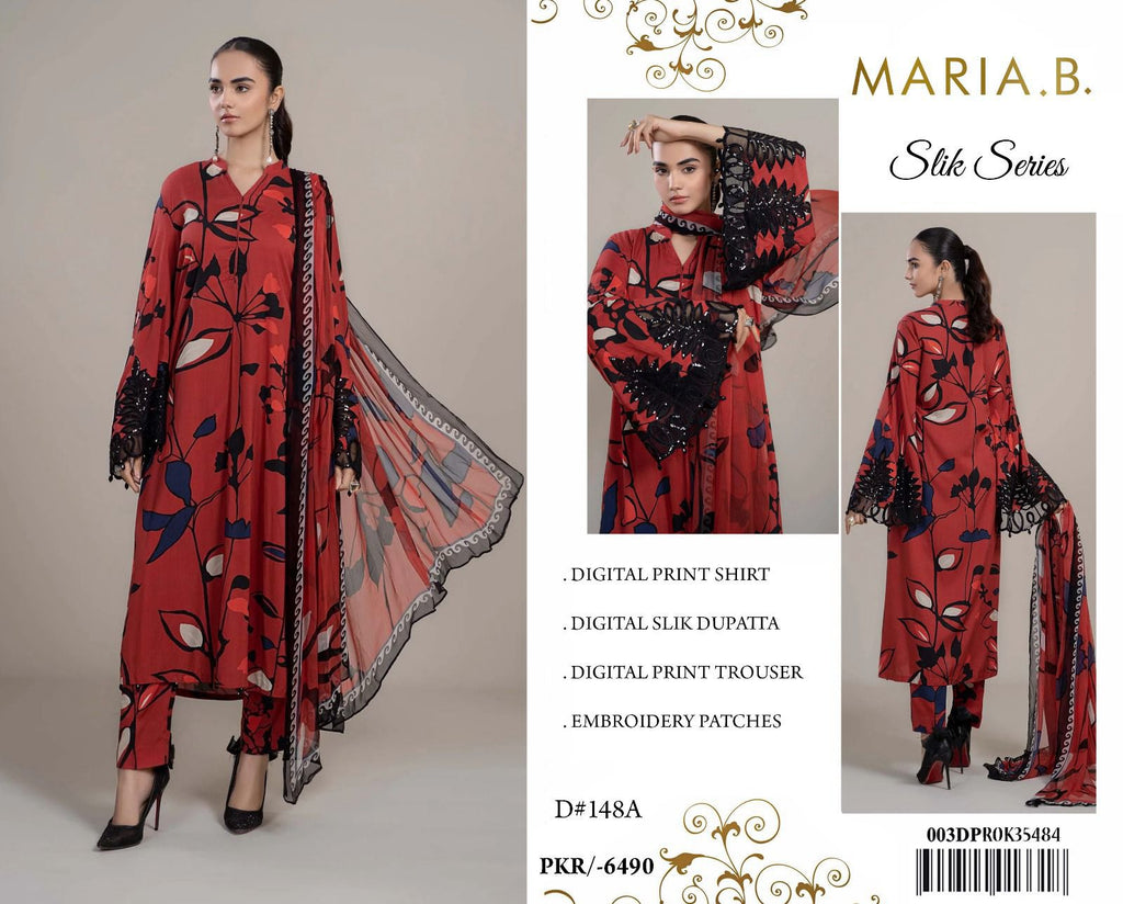 Maria-B 3 Piece - Digital Printed Lawn Suit