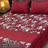 3 Pcs stitched 2 sided frill cotton bed sheets
