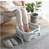 Portable detox foot spa with the Folding Foot Wash Basin
